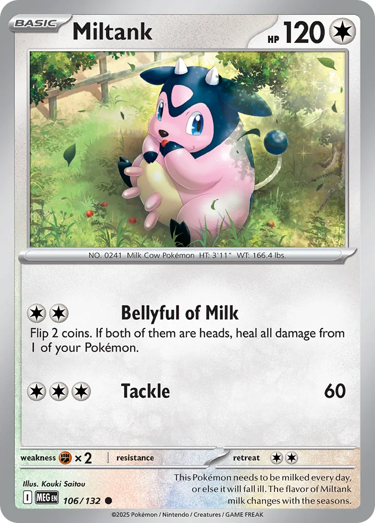 Miltank 106/132 ME01: Mega Evolution (Normal)