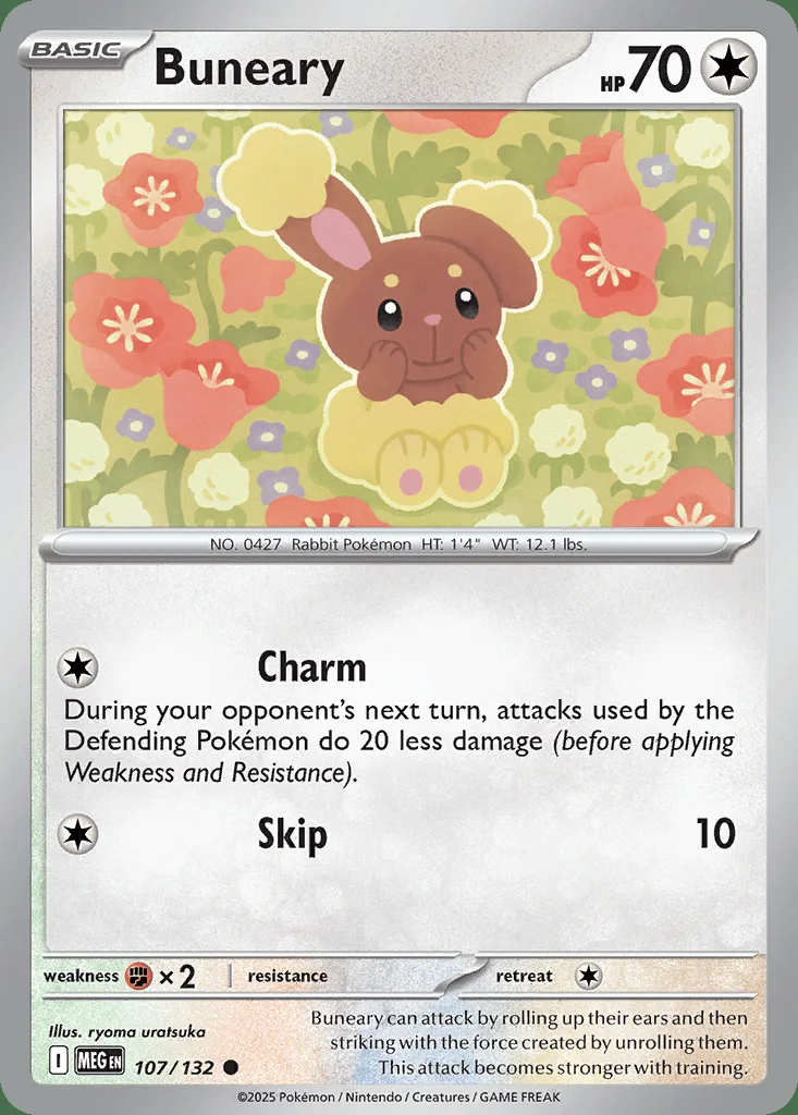 Buneary 107/132 ME01: Mega Evolution (Normal)