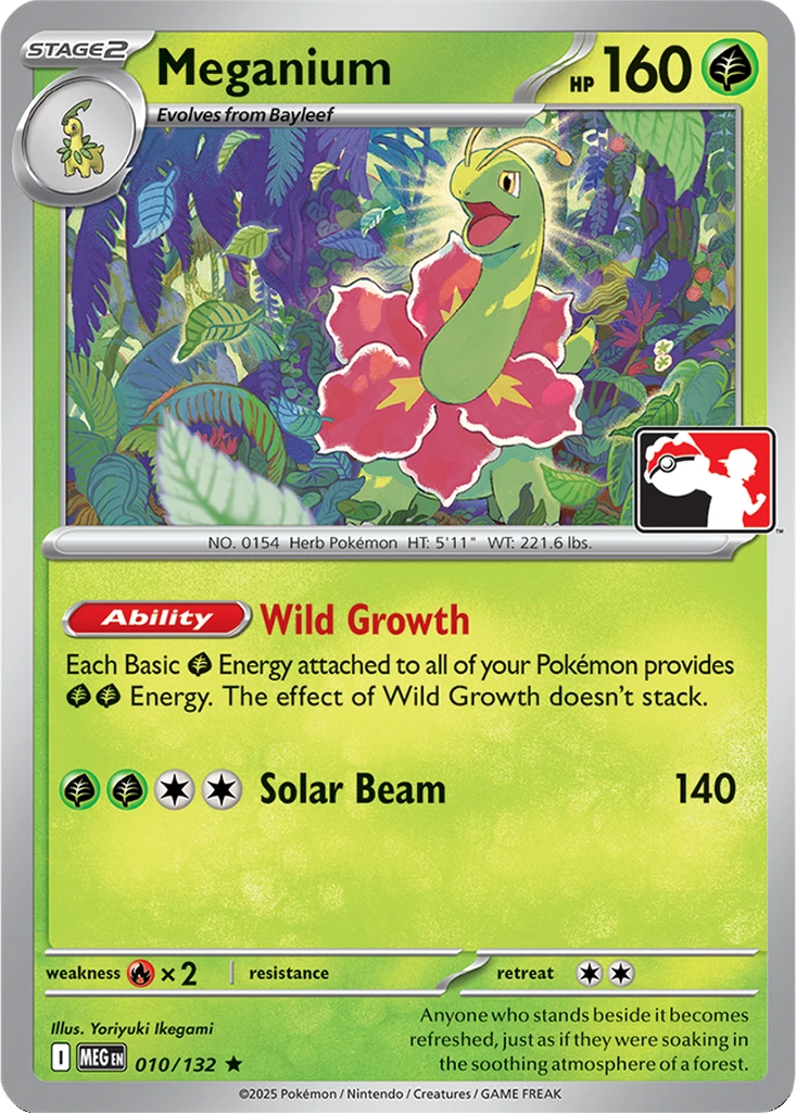 Meganium 010/132 Mega Evolution (Play! Pokémon)