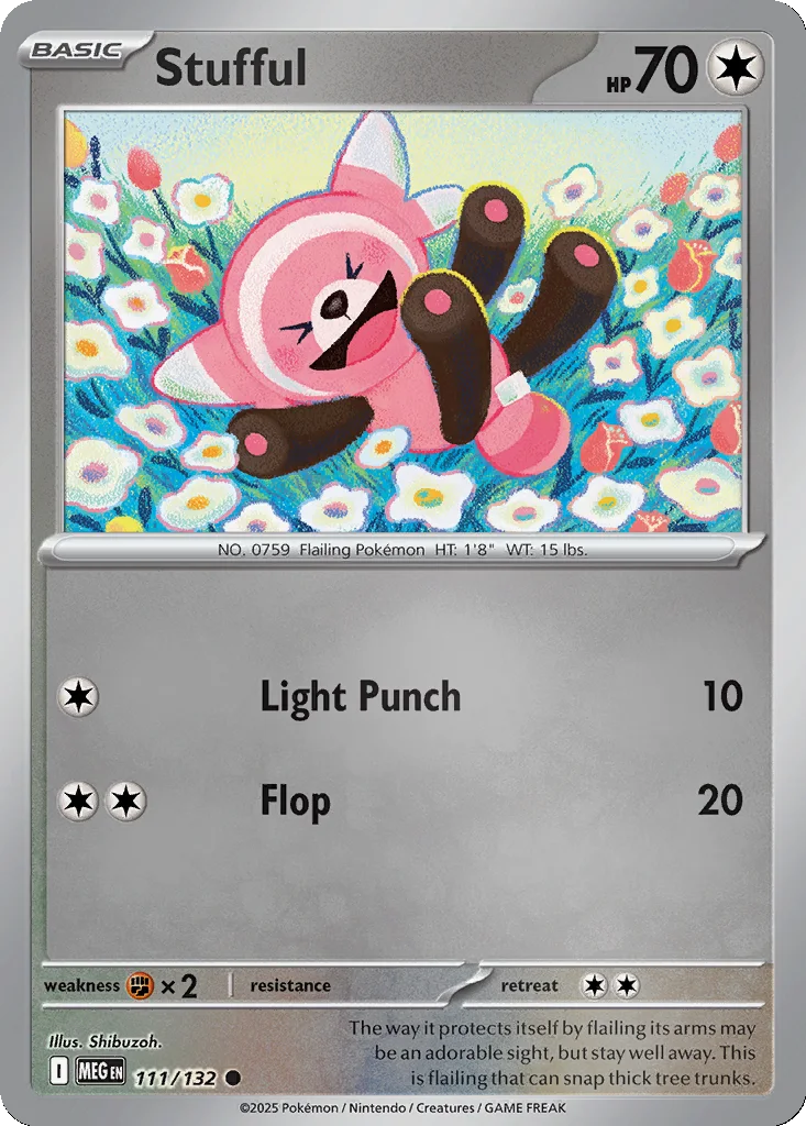 Stufful 111/132 ME01: Mega Evolution (Reverse holo)