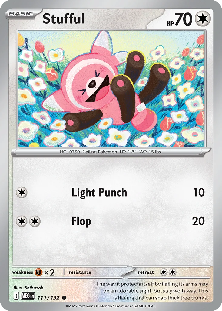 Stufful 111/132 ME01: Mega Evolution (Normal)