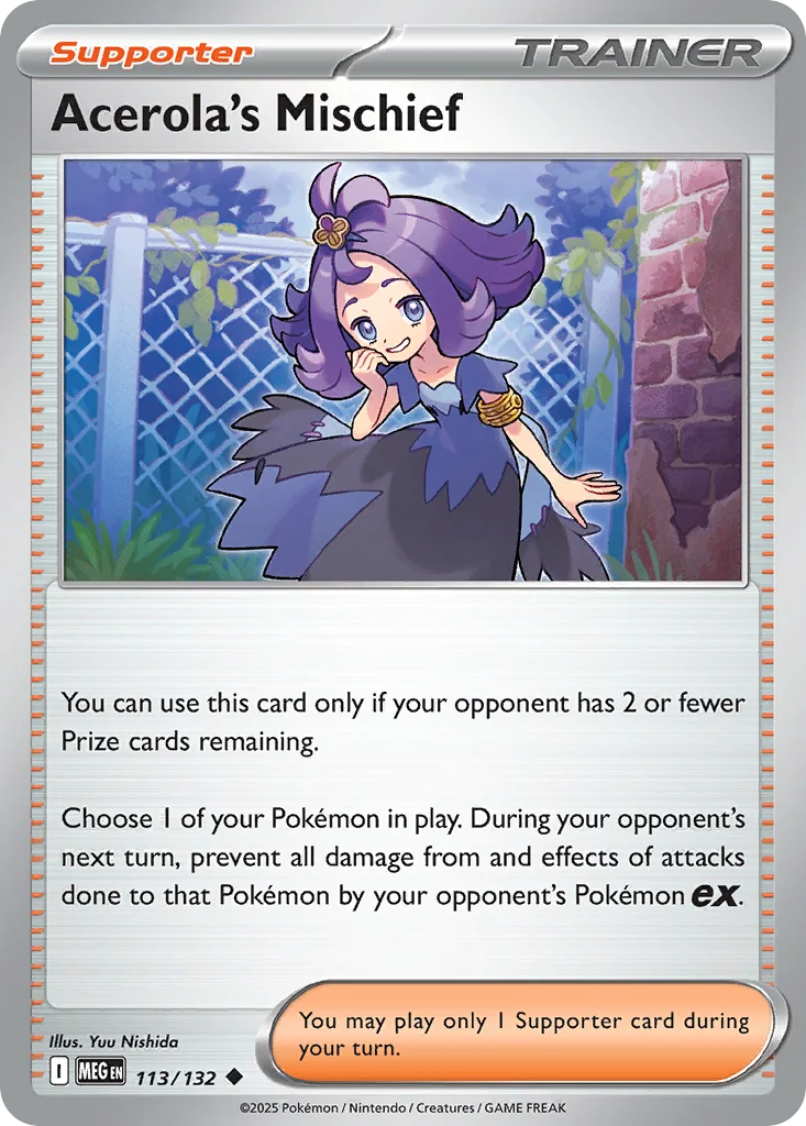 Acerola's Mischief 113/132 ME01: Mega Evolution (Normal)