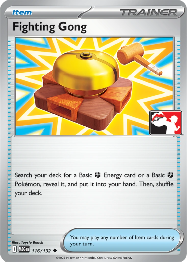 Fighting Gong 116/132 Mega Evolution (Play! Pokémon)