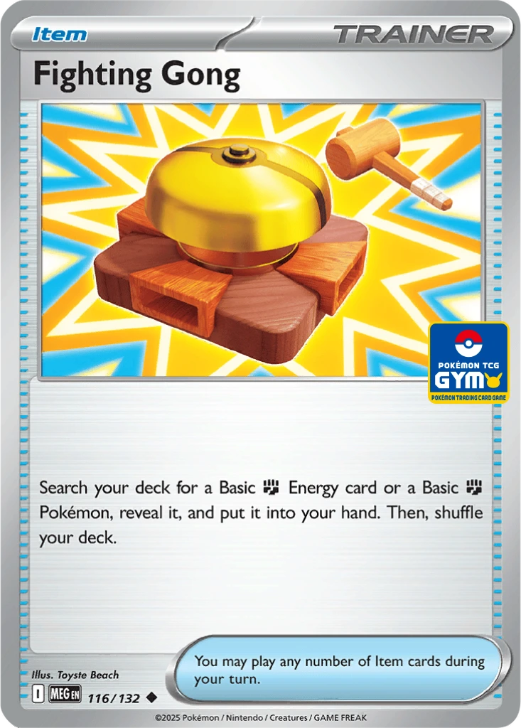 Fighting Gong 116/132 Mega Evolution (Pokémon TCG Gym)