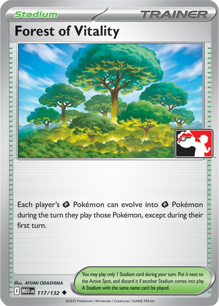 Forest of Vitality 117/132 Mega Evolution (Play! Pokémon)