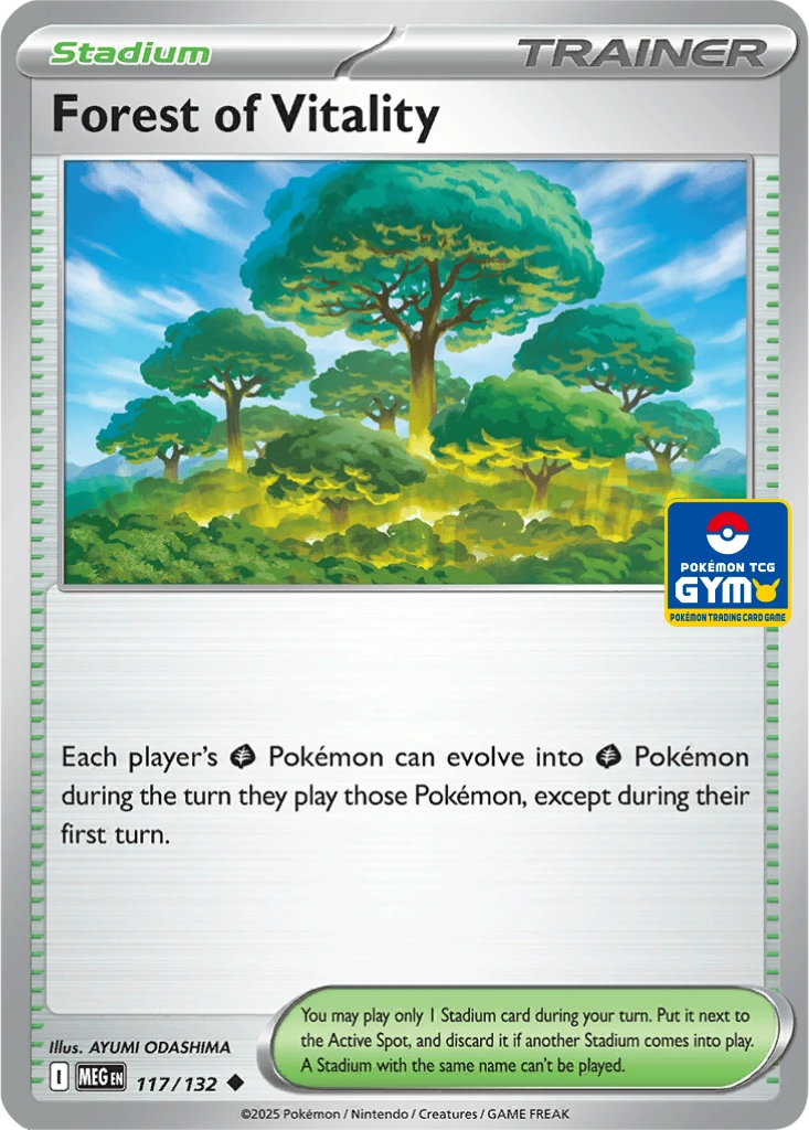 Forest of Vitality 117/132 Mega Evolution (Pokémon TCG Gym)