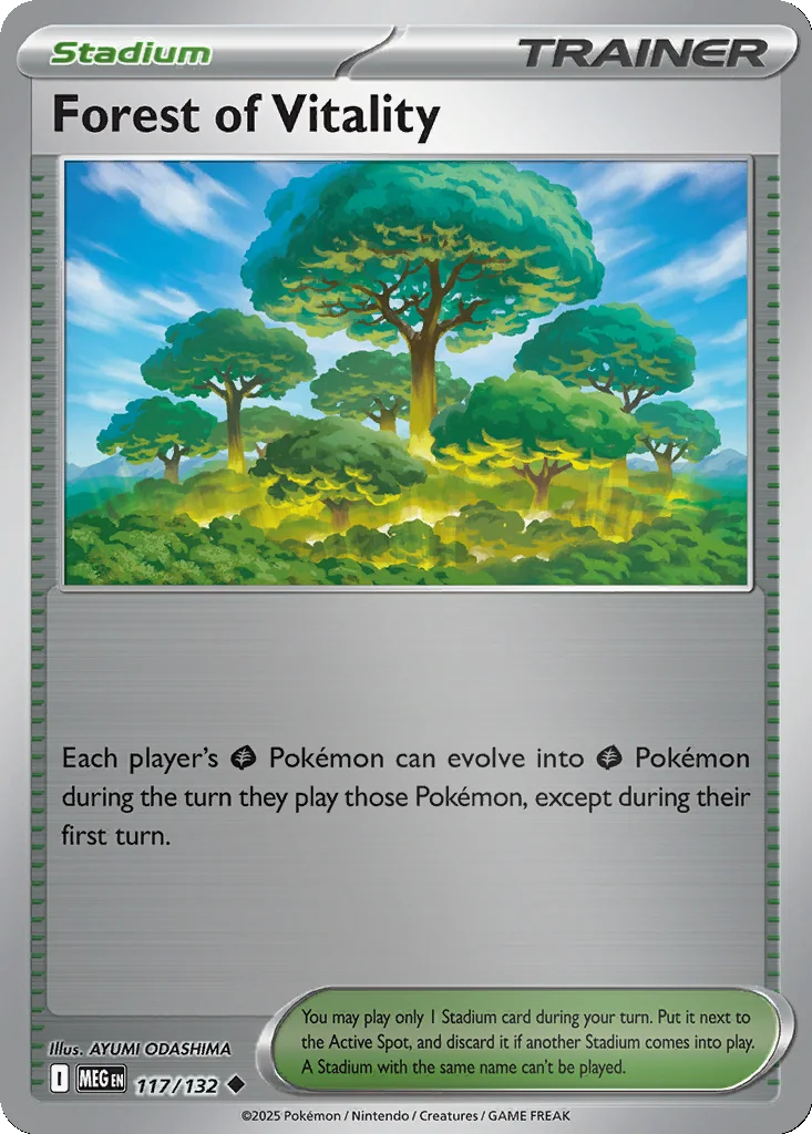 Forest of Vitality 117/132 Mega Evolution (Reverse holo)