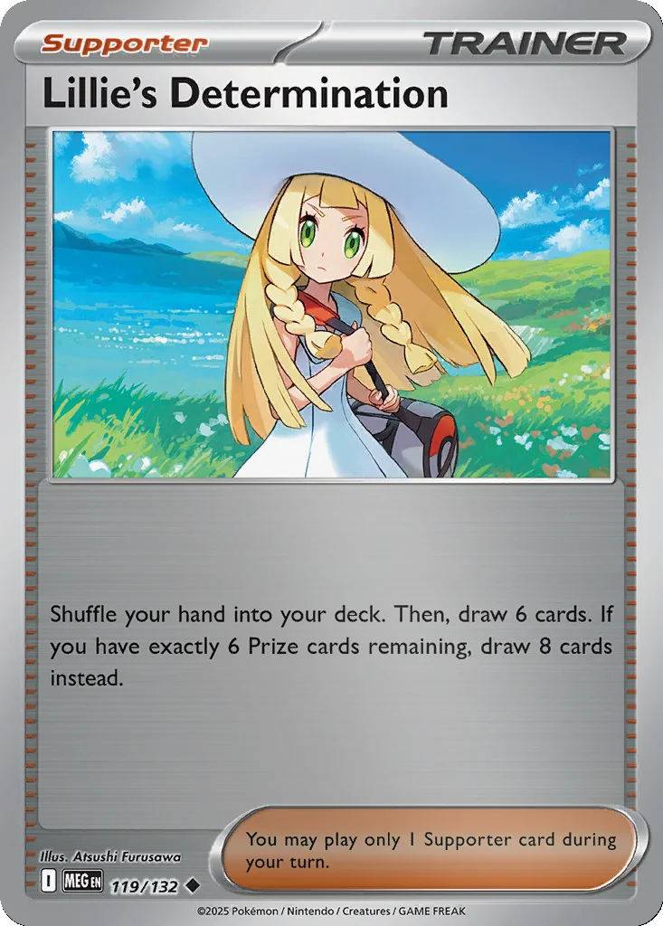Lillie's Determination 119/132 ME01: Mega Evolution (Reverse holo)