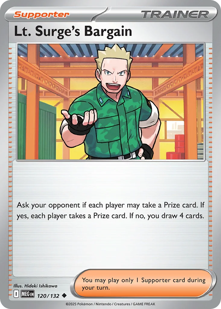 Lt. Surge's Bargain 120/132 ME01: Mega Evolution (Normal)