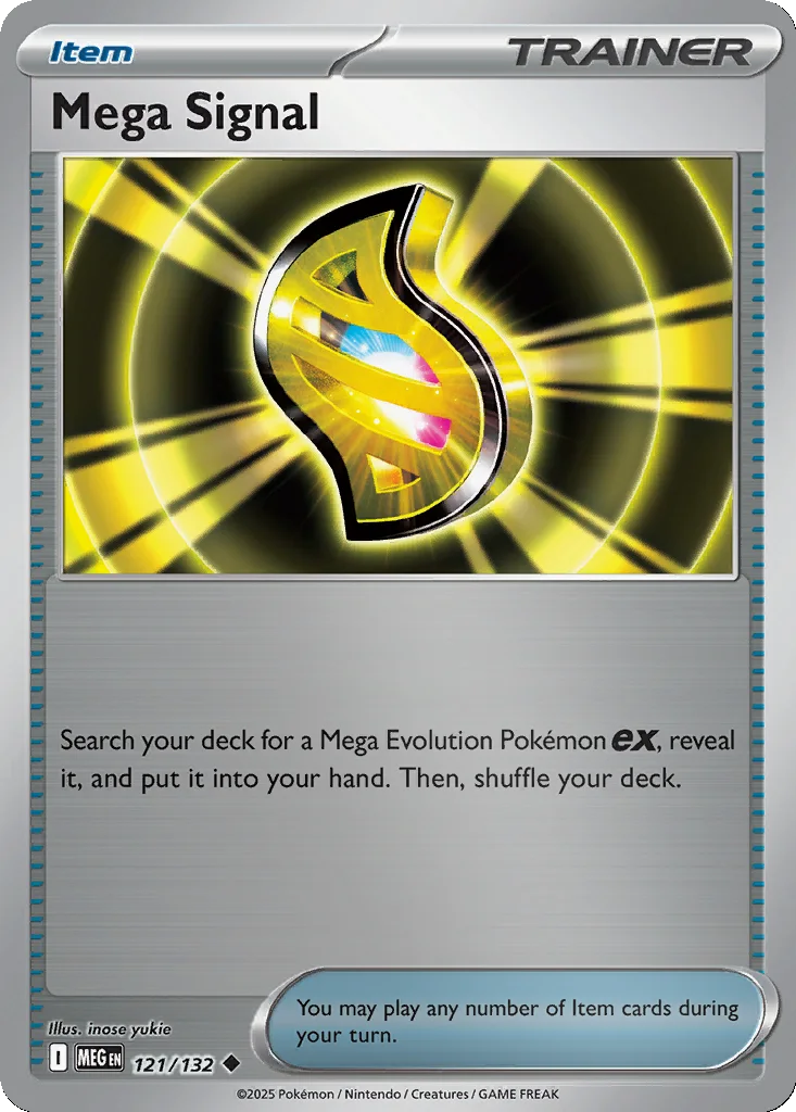 Mega Signal 121/132 ME01: Mega Evolution (Reverse holo)