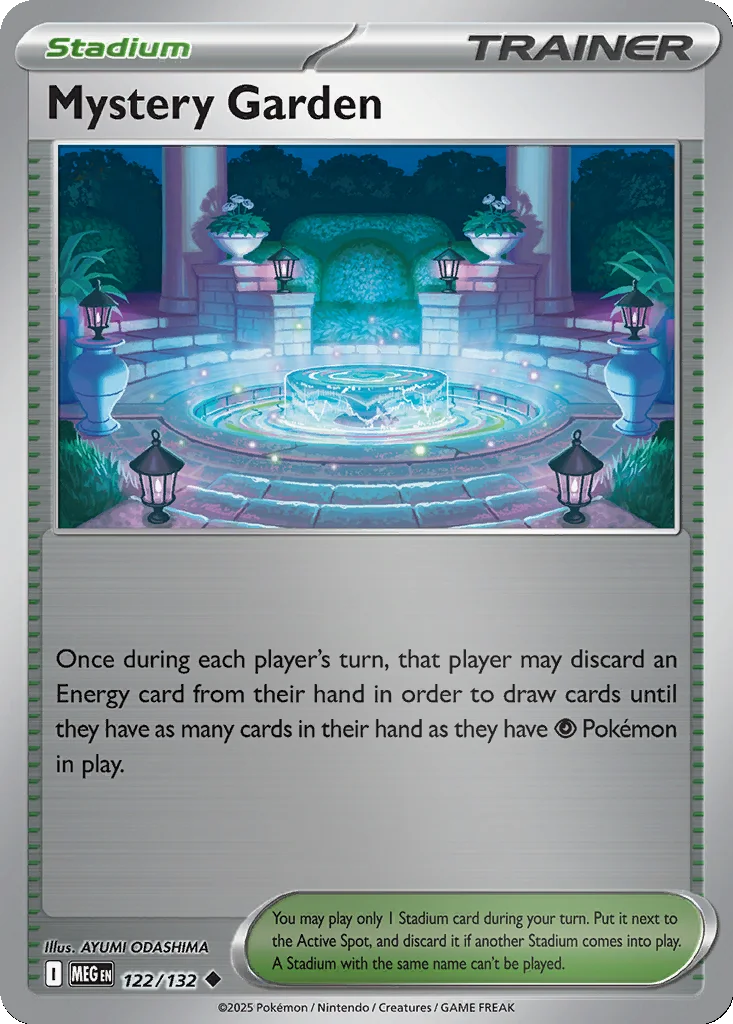 Mystery Garden 122/132 ME01: Mega Evolution (Reverse holo)