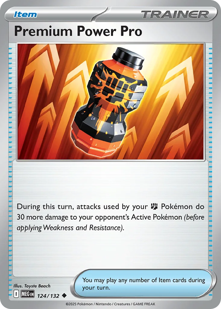 Premium Power Pro 124/132 ME01: Mega Evolution (Normal)