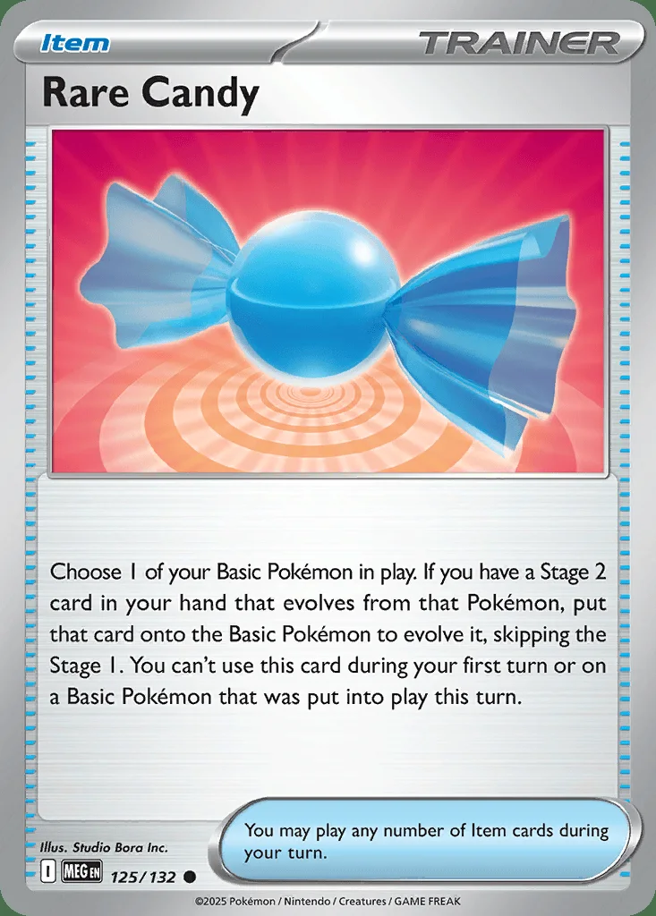 Rare Candy 125/132 ME01: Mega Evolution (Normal)