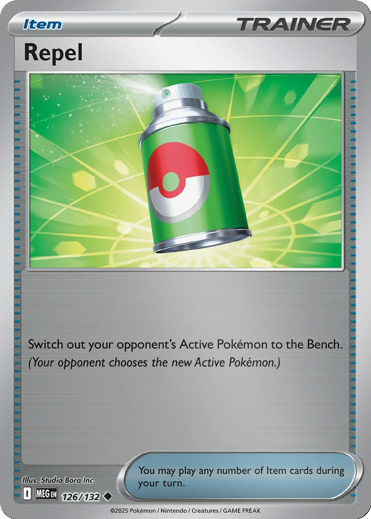 Repel 126/132 ME01: Mega Evolution (Reverse holo)