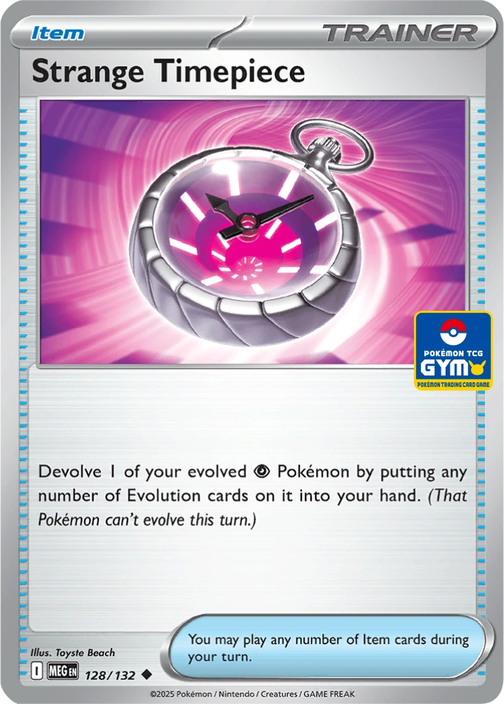 Strange Timepiece 128/132 Mega Evolution (Pokémon TCG Gym)