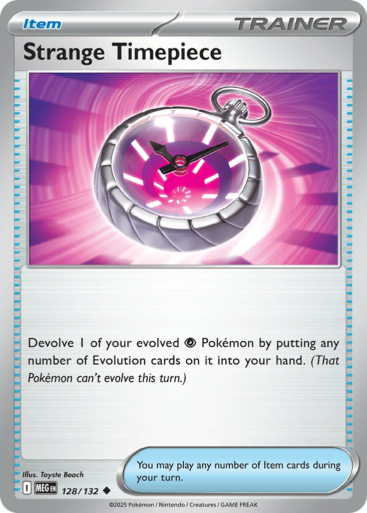Strange Timepiece 128/132 ME01: Mega Evolution (Normal)
