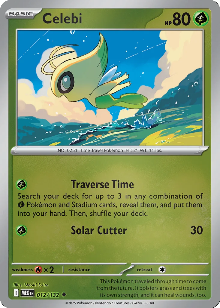 Celebi 012/132 Mega Evolution (Reverse holo)