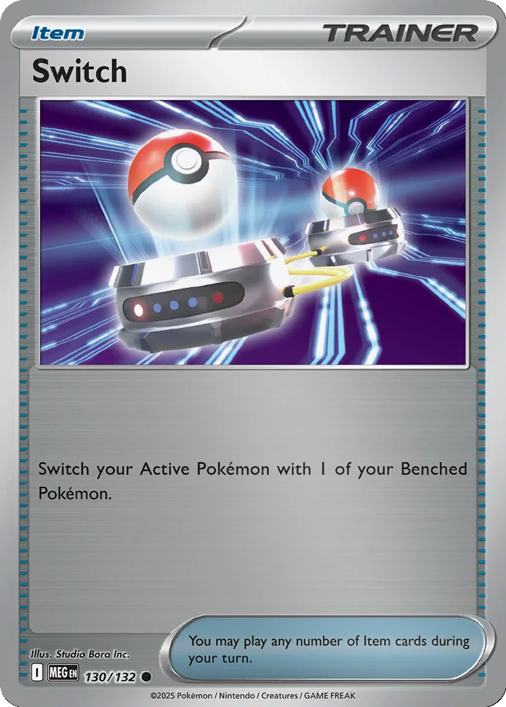 Switch 130/132 ME01: Mega Evolution (Reverse holo)
