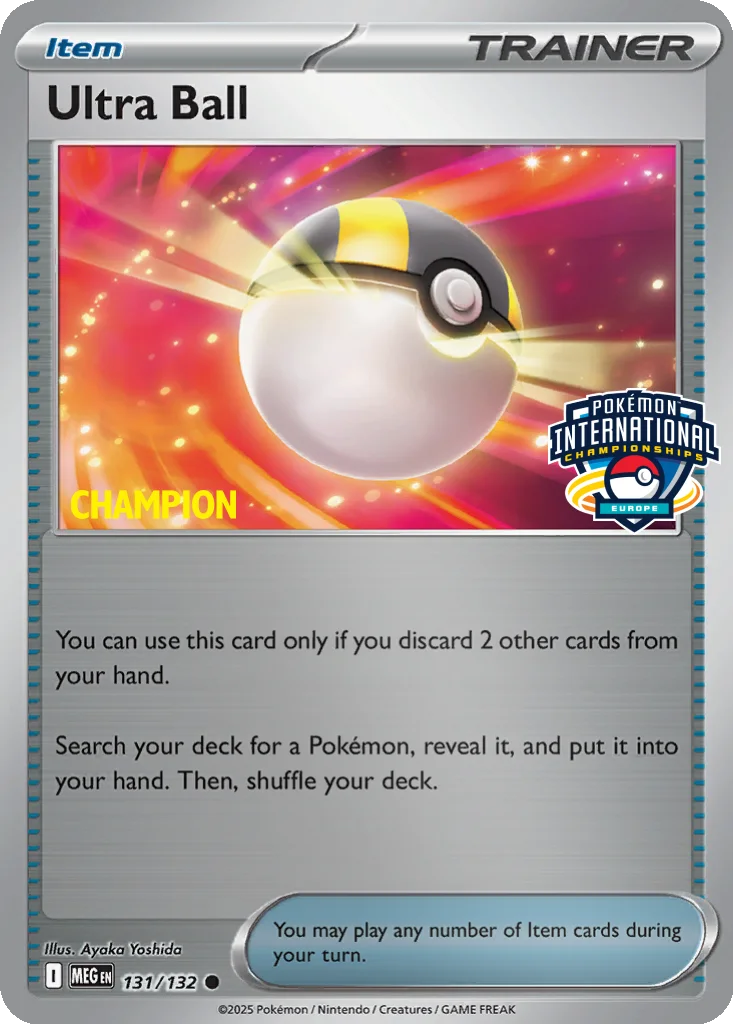 Ultra Ball 131/132 Mega Evolution (Europe Championships (Champion))