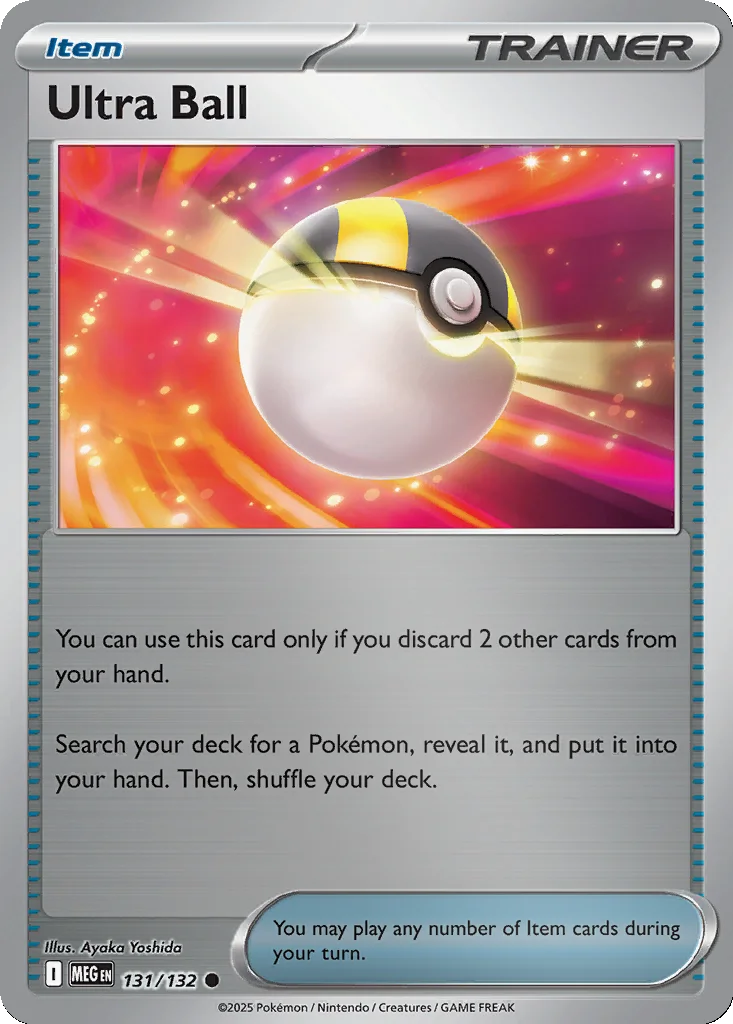 Ultra Ball 131/132 ME01: Mega Evolution (Reverse holo)