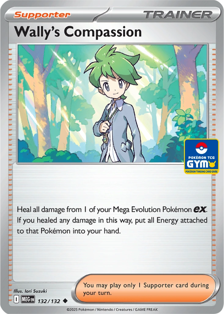 Wally's Compassion 132/132 Mega Evolution (Pokémon TCG Gym)