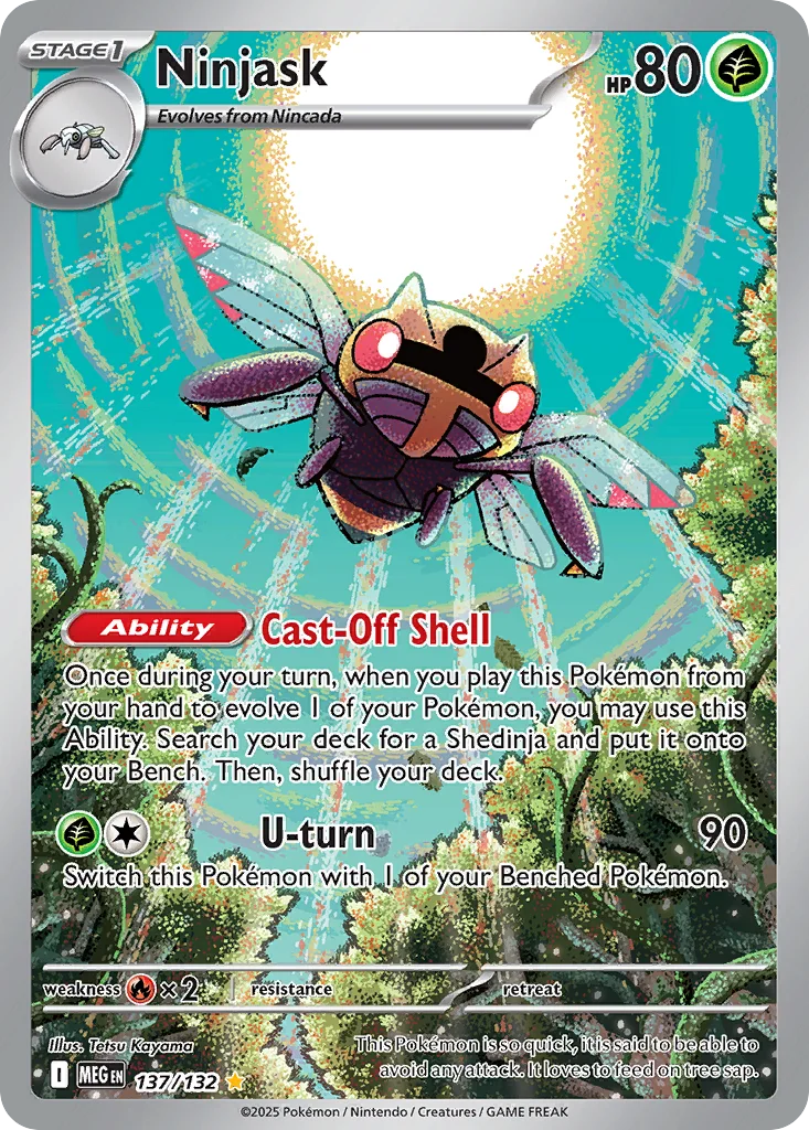 Ninjask 137/132 Mega Evolution (Holo)