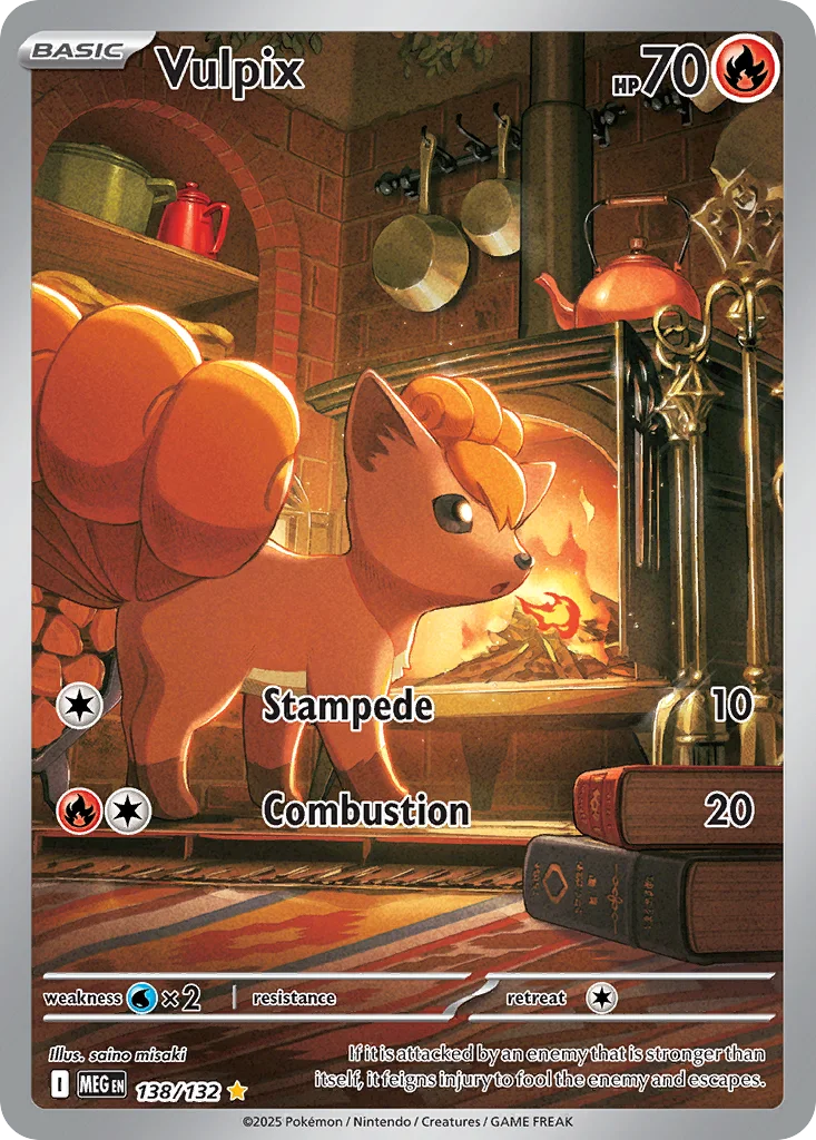 Vulpix 138/132 Mega Evolution (Holo)