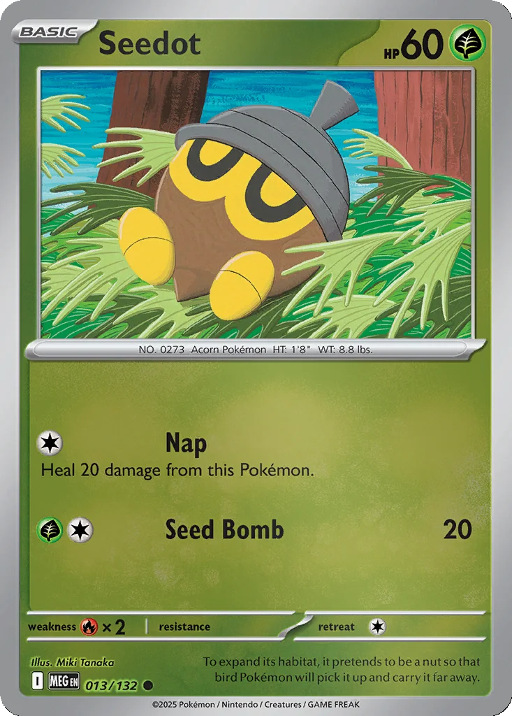 Seedot 013/132 Mega Evolution (Reverse holo)