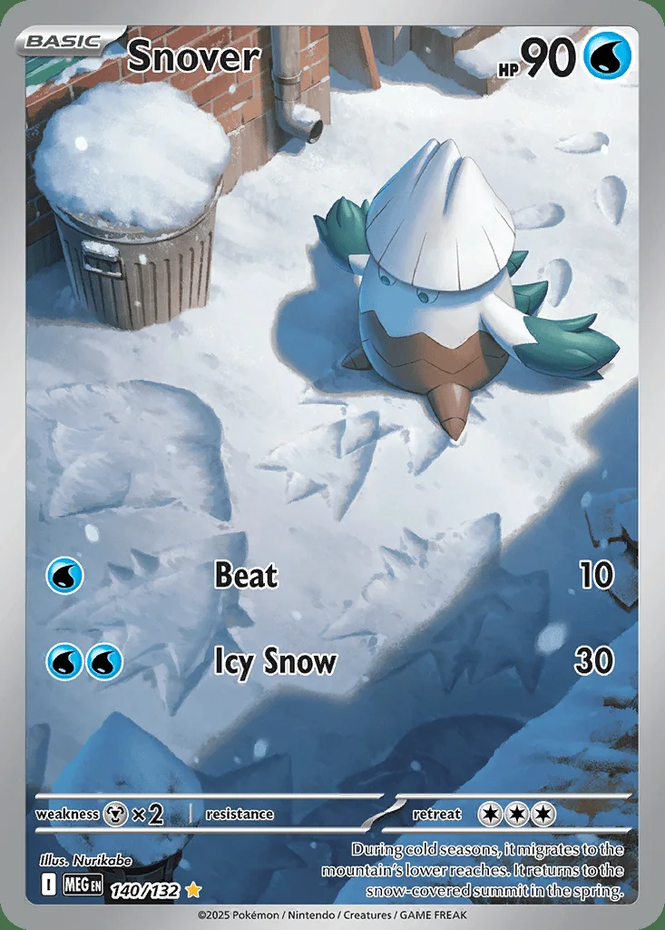 Snover 140/132 Mega Evolution (Holo)
