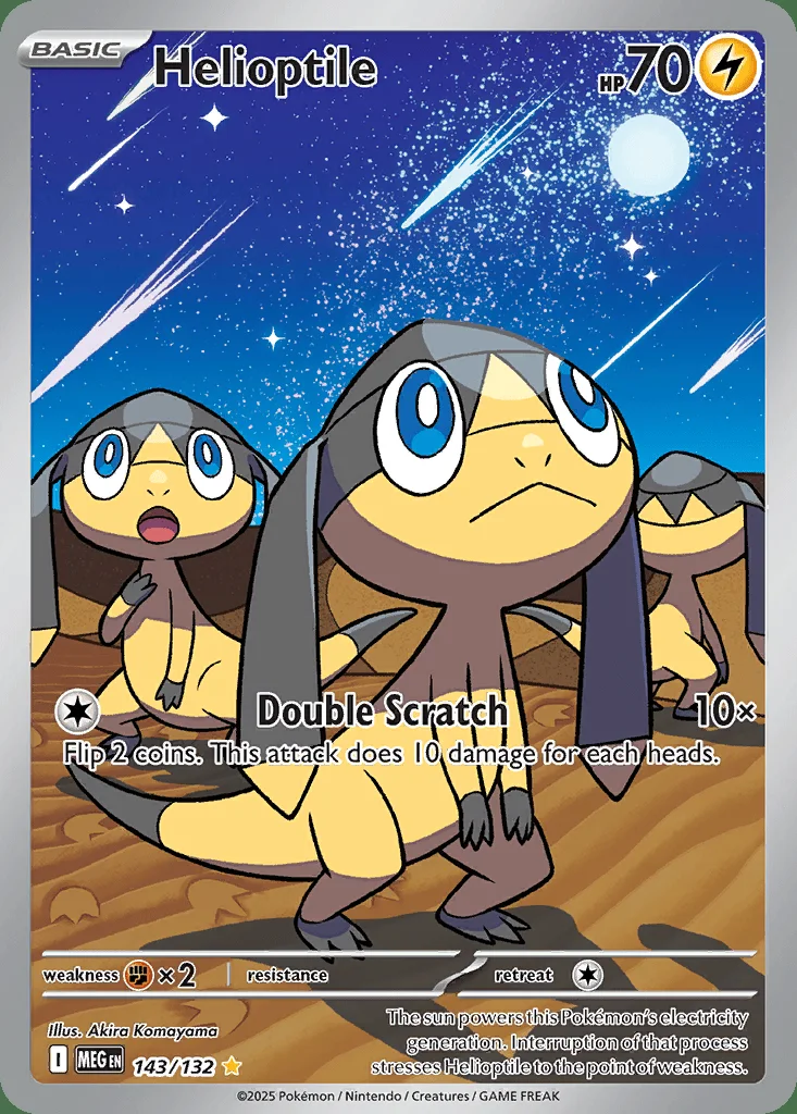 Helioptile 143/132 Mega Evolution (Holo)