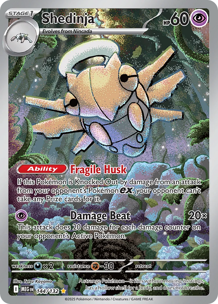 Shedinja 144/132 Mega Evolution (Holo)