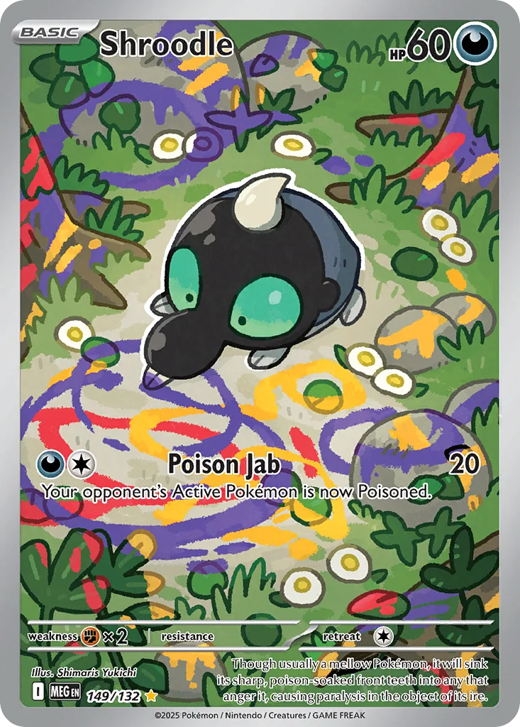 Shroodle 149/132 Mega Evolution (Holo)