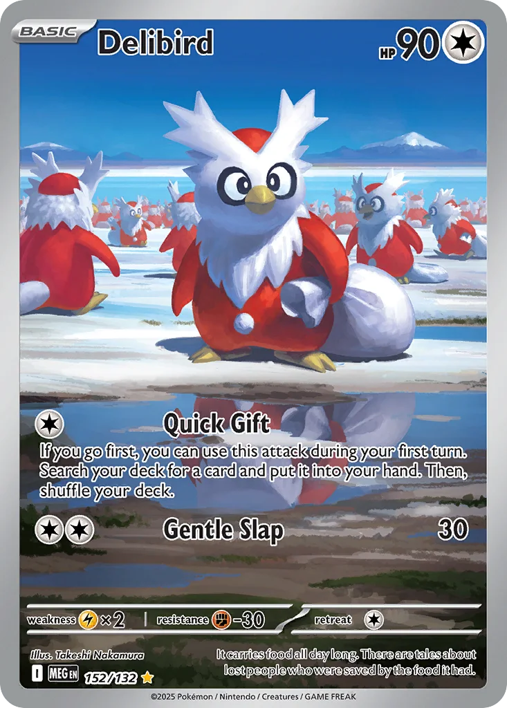 Delibird 152/132 Mega Evolution (Holo)