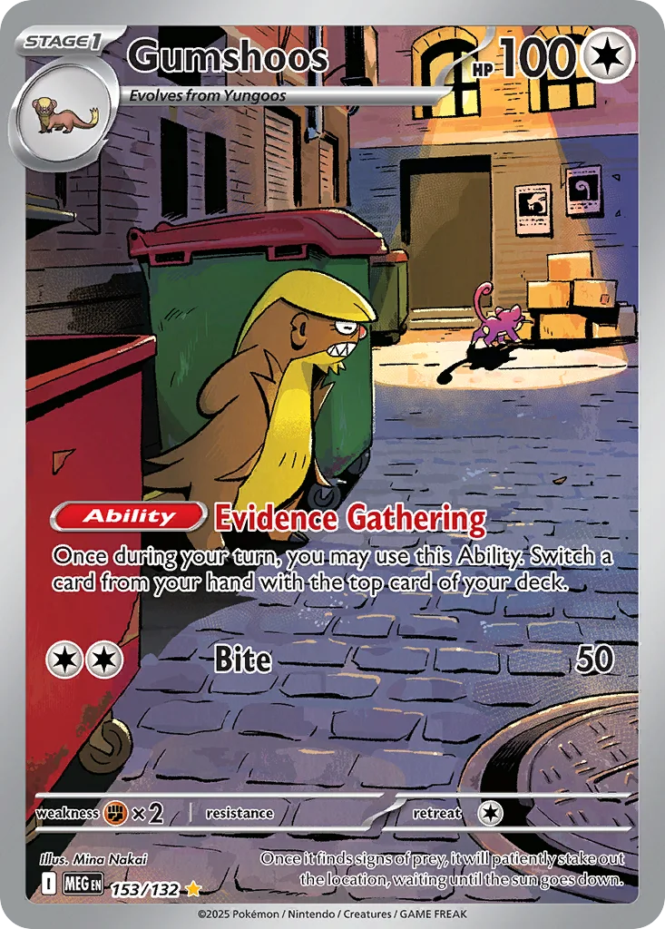 Gumshoos 153/132 Mega Evolution (Holo)