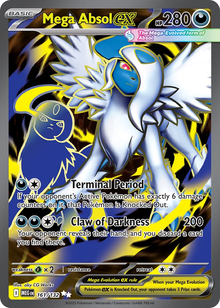 Mega Absol ex 161/132 Mega Evolution (Holo)