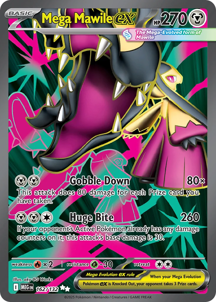 Mega Mawile ex 162/132 Mega Evolution (Holo)