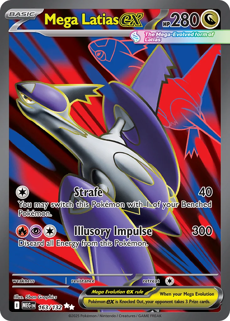 Mega Latias ex 163/132 Mega Evolution (Holo)