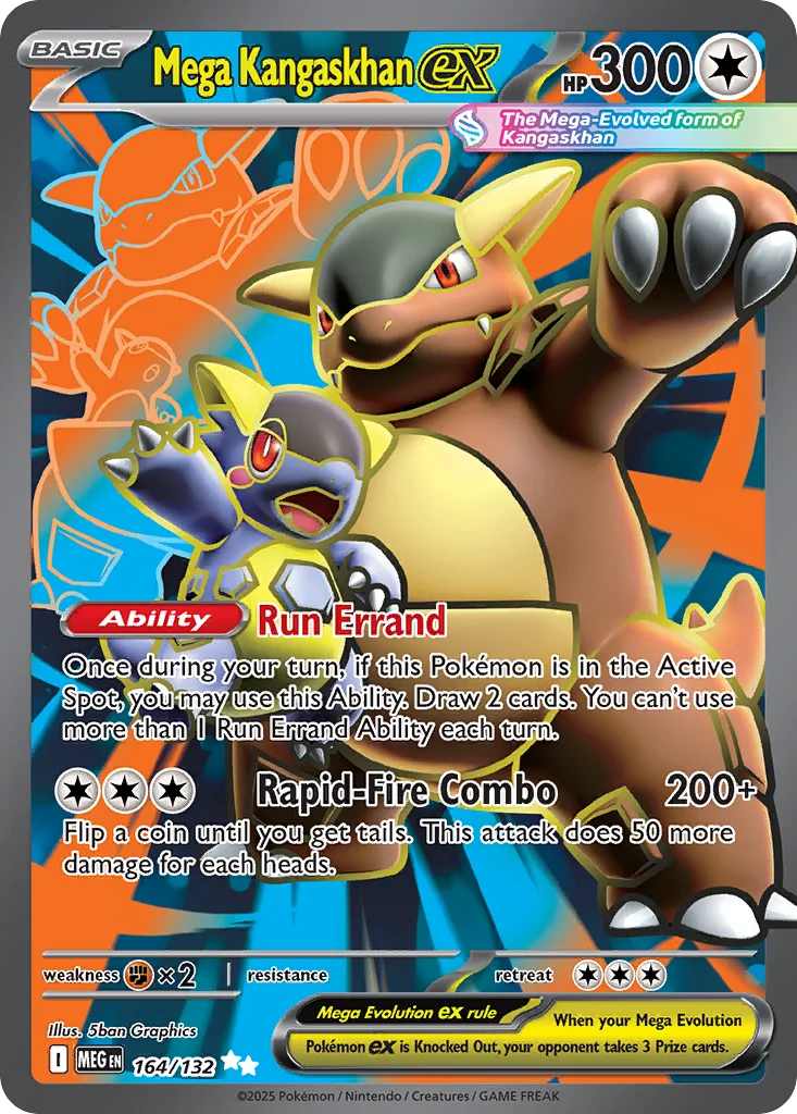 Mega Kangaskhan ex 164/132 Mega Evolution (Holo)