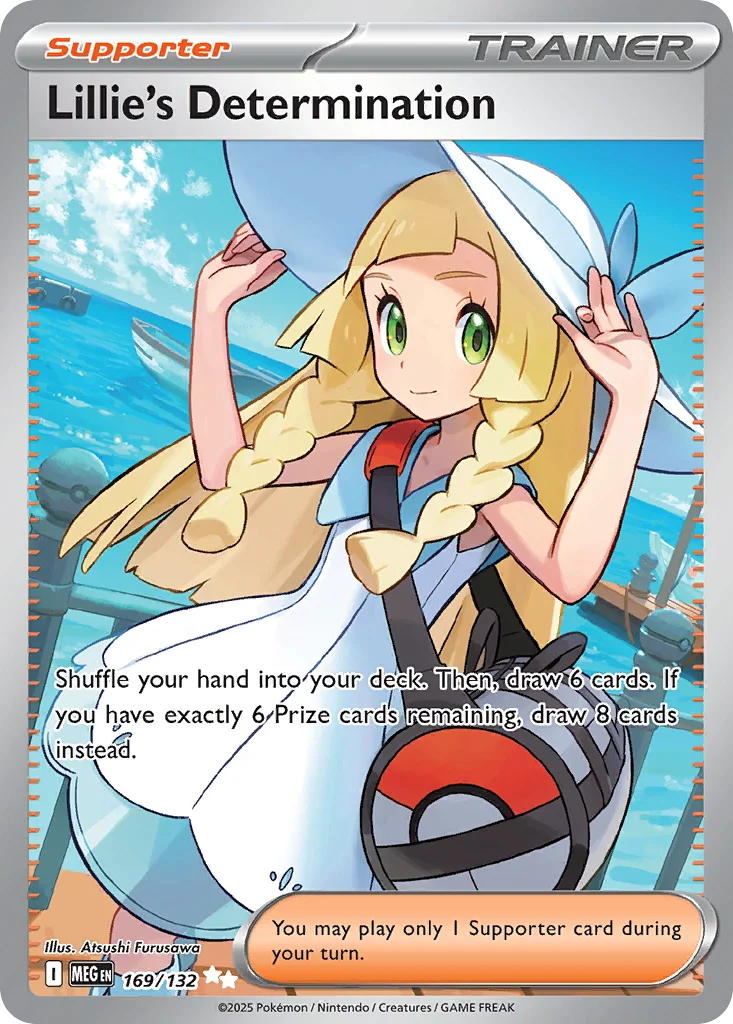 Lillie's Determination 169/132 Mega Evolution (Holo)