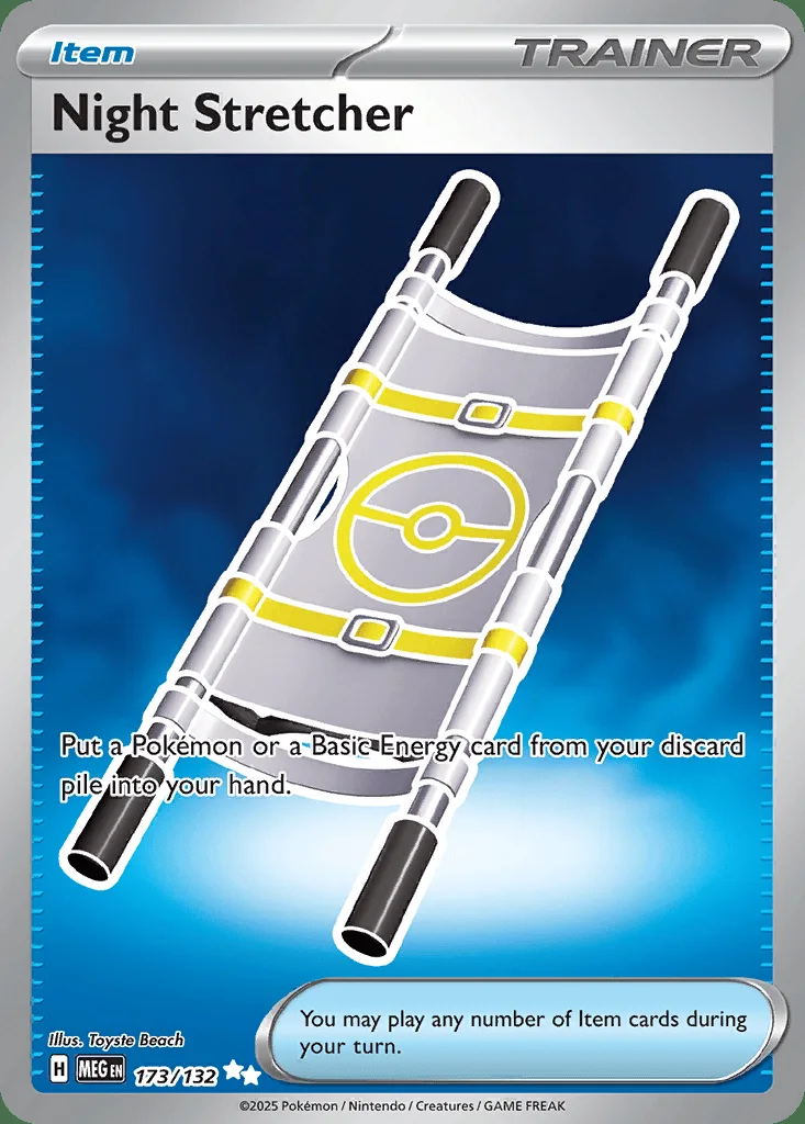 Night Stretcher 173/132 Mega Evolution (Holo)