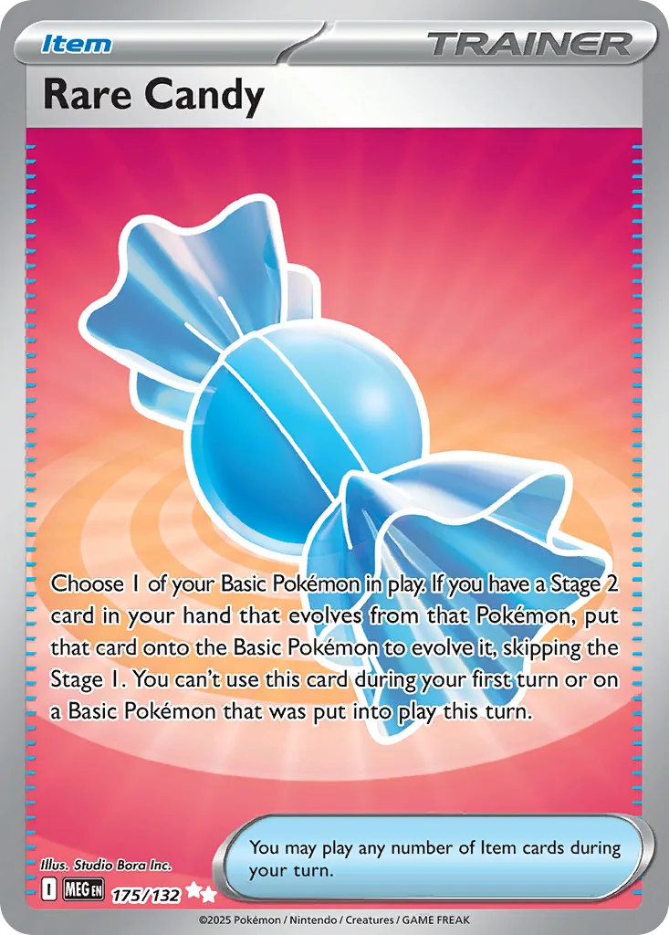 Rare Candy 175/132 Mega Evolution (Holo)