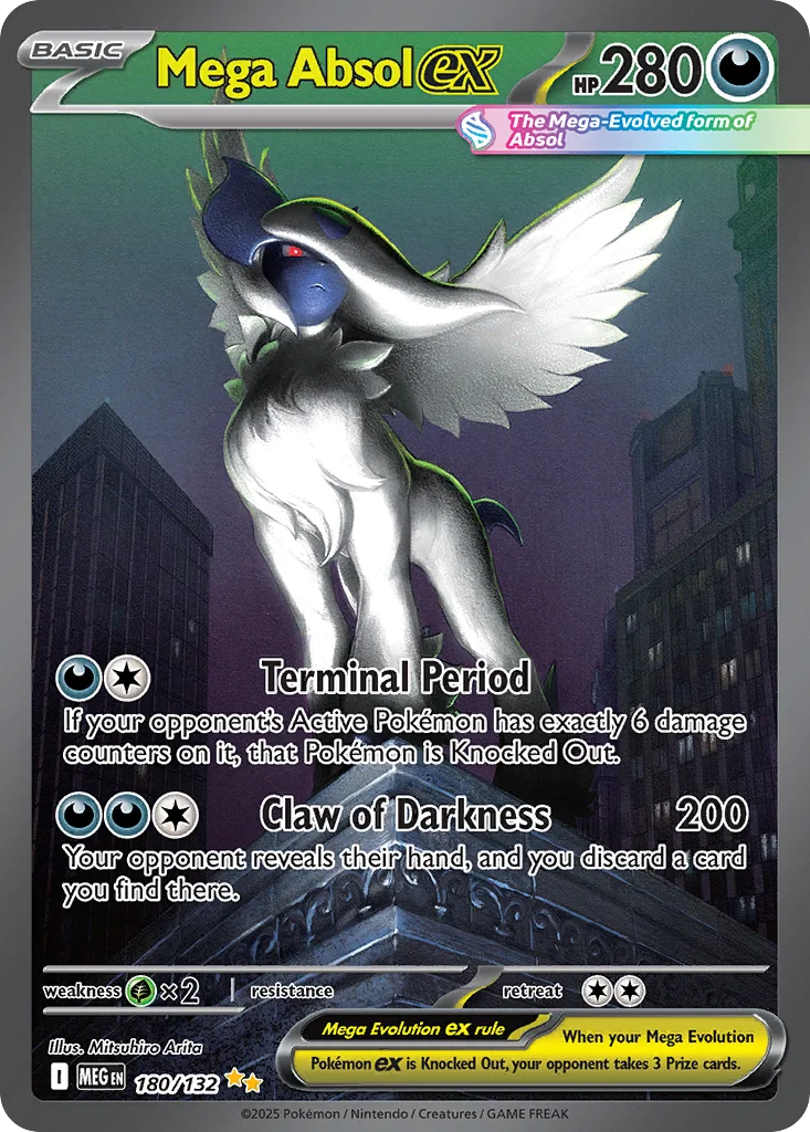 Mega Absol ex 180/132 Mega Evolution (Holo)