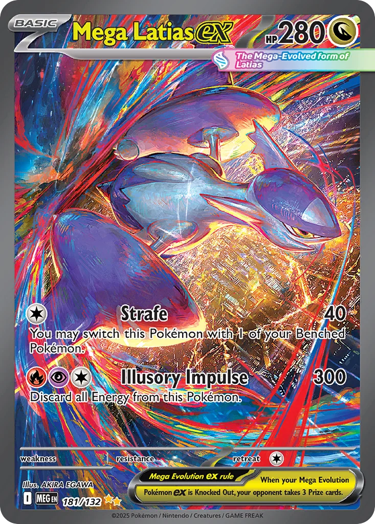 Mega Latias ex 181/132 Mega Evolution (Holo)