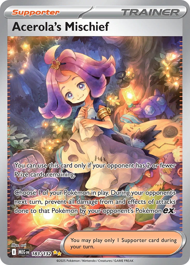 Acerola's Mischief 183/132 Mega Evolution (Holo)