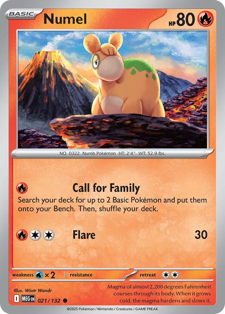 Numel 021/132 ME01: Mega Evolution (Normal)