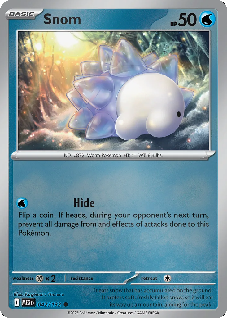 Snom 042/132 Mega Evolution (Reverse holo)