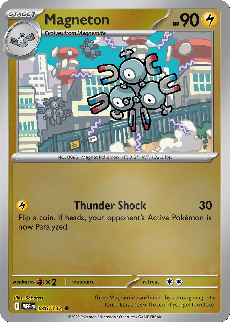 Magneton 046/132 Mega Evolution (Reverse holo)