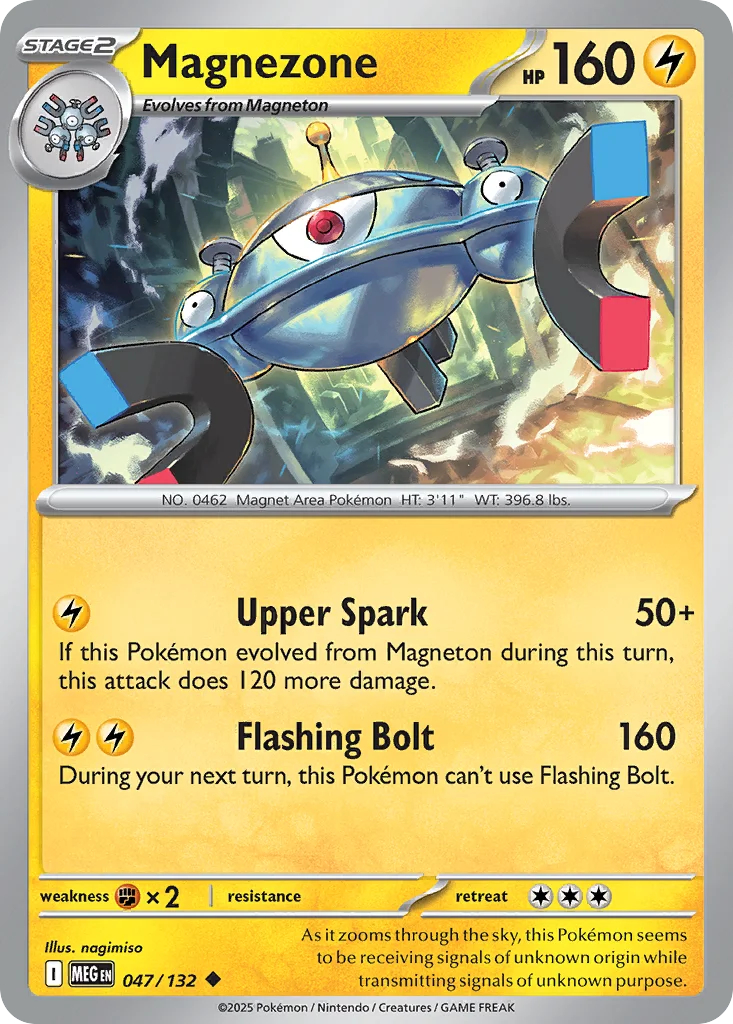 Magnezone 047/132 ME01: Mega Evolution (Normal)