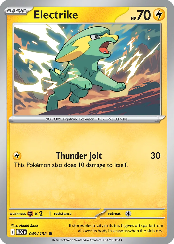 Electrike 049/132 ME01: Mega Evolution (Normal)