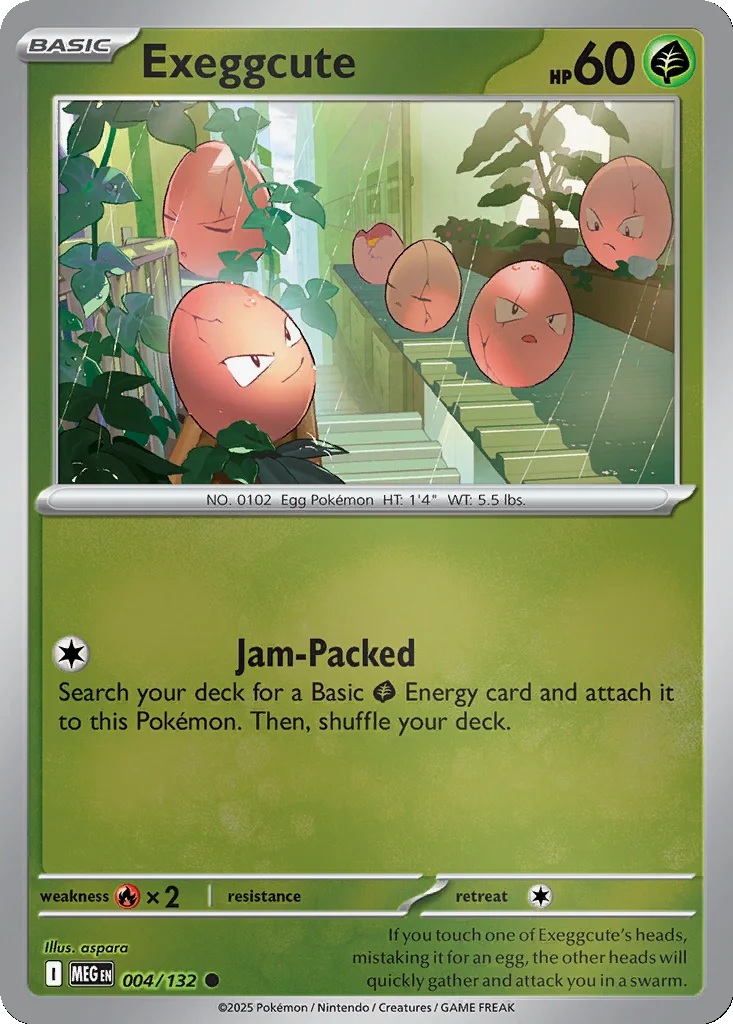 Exeggcute 004/132 ME01: Mega Evolution (Reverse holo)